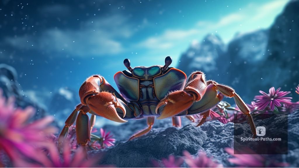 crab in dream landscape